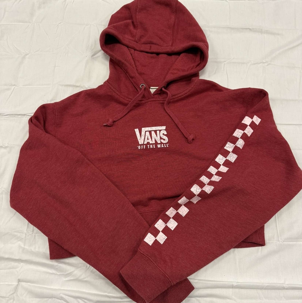 crop top hoodie by Vans